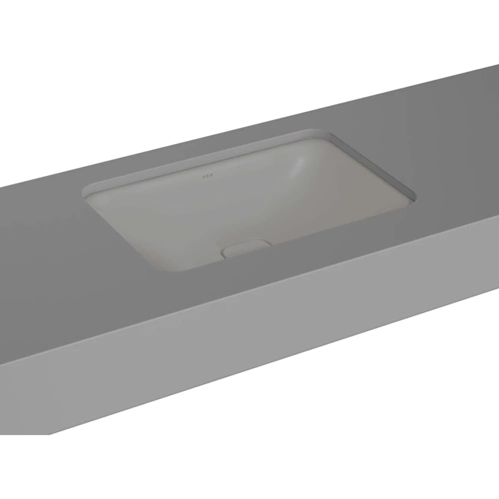 Vitra Metropole 60x40 Cm Mat Taş Gri Tezgahaltı Lavabo - 7535B476-1083