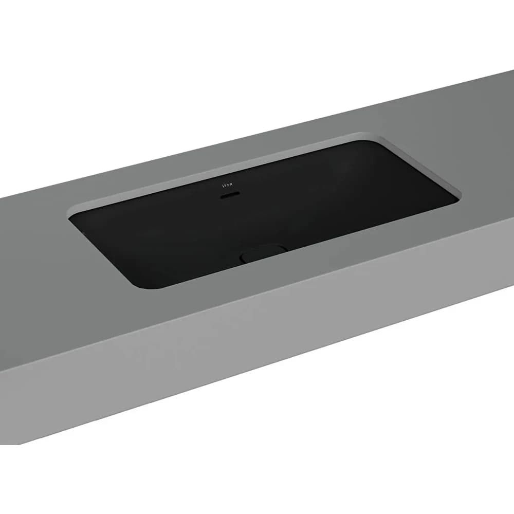 Vitra Metropole 80x40 Cm Mat Siyah Tezgahaltı Lavabo - 7536B483-7216