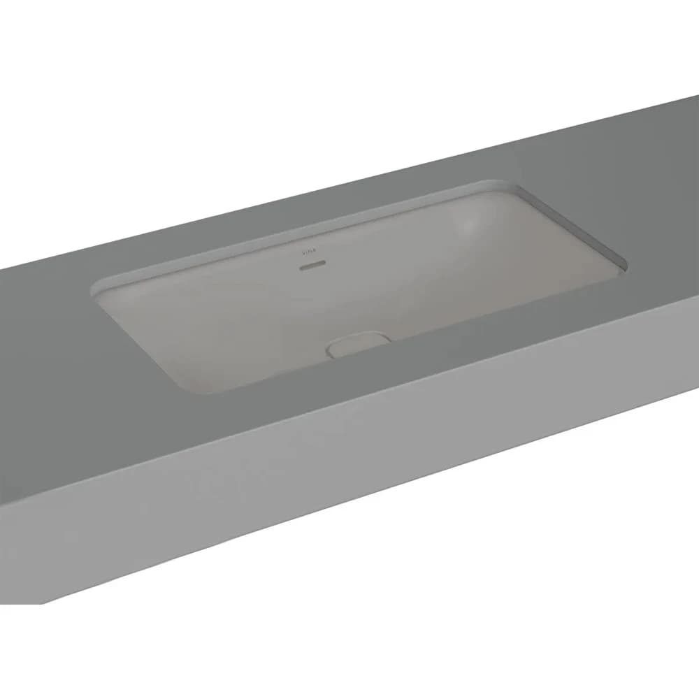 Vitra Metropole 80x40 Cm Mat Taş Gri Tezgahaltı Lavabo - 7536B476-7216