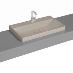 Vitra Metropole 80x47 Cm Mat Kum Beji Çanak Lavabo - 7527B422-0937 görsel 1