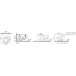 Vitra Metropole Square QuantumFlush Asma Klozet - 7906B403-0090 görsel 2