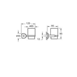 Vitra Minimax Diş Fırçalığı A44780 görsel 3