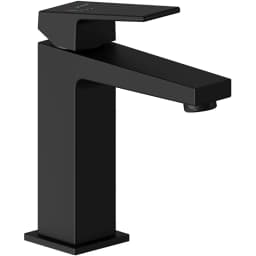 Vitra Minimax Square Blueco Mat Siyah Yüksek Lavabo Bataryası - A4372236ENR görsel 1