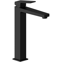 Vitra Minimax Square Blueco Mat Siyah Yüksek Lavabo Bataryası - A4372436ENR görsel 1