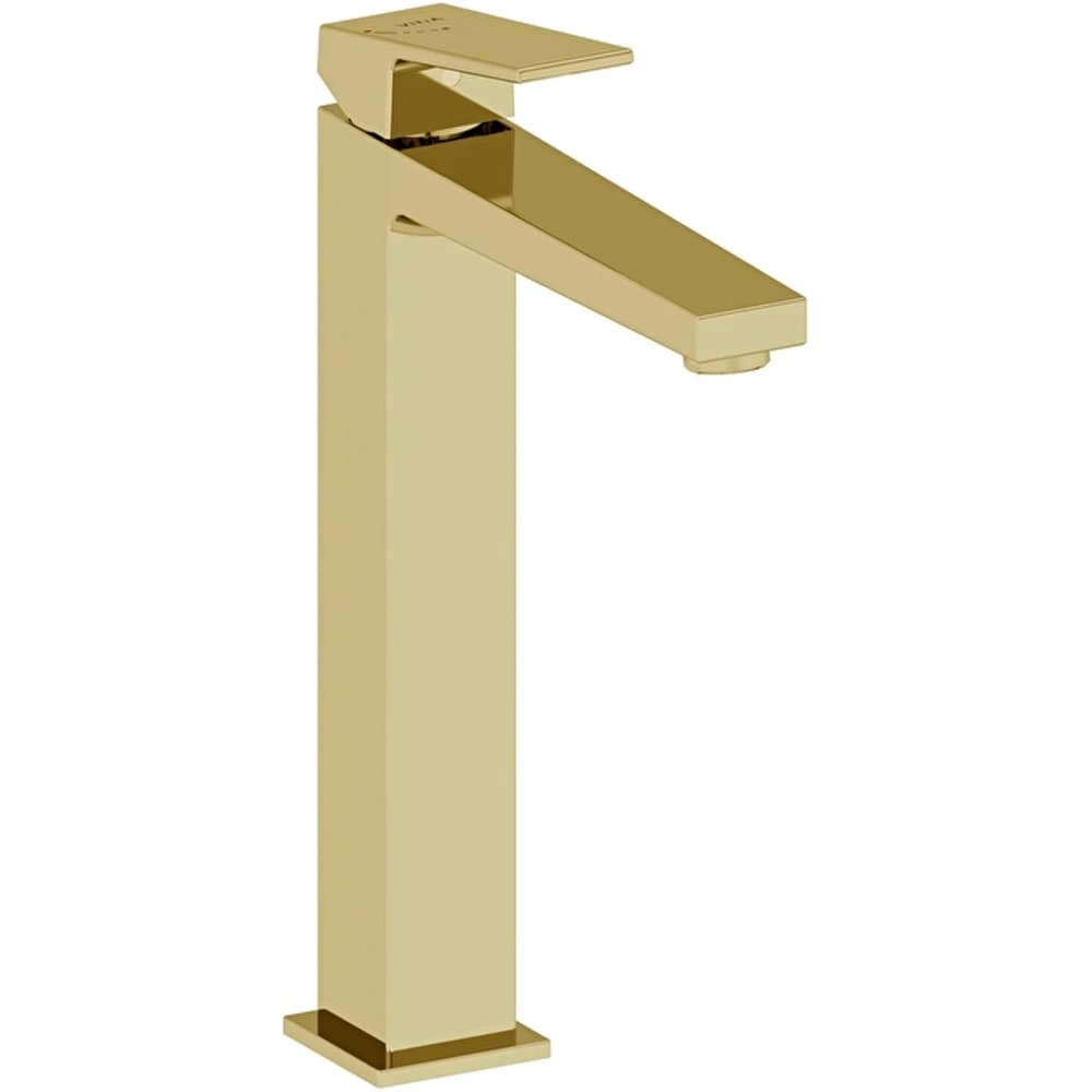 Vitra Minimax Square Blueco Soft Altın Yüksek Lavabo Bataryası - A4372474ENR