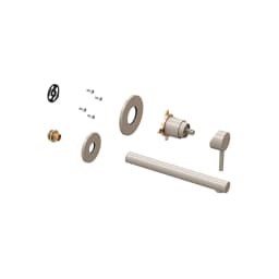 Vitra Origin 2 Rozetli Fırçalanmış Nikel Ankastre Lavabo Bataryası A4258134 görsel 3