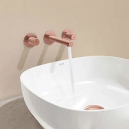 Vitra Origin 3 Rozetli Soft Bakır Ankastre Lavabo Bataryası A4258229 görsel 3
