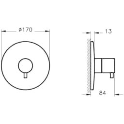 Vitra Origin Ankastre 3 Yollu Soft Bakır Yönlendirici - A4267329 görsel 2