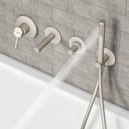 Vitra Origin Ankastre Fırçalanmış Nikel El Duşu Çıkışı A4262534 görsel 2