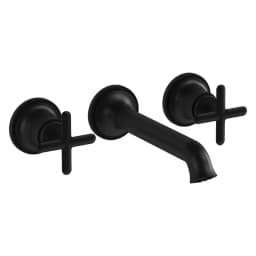 Vitra Origin Classic 3 Delikli Mat Siyah Ankastre Lavabo Bataryası A4289036 görsel 1