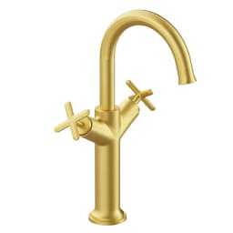 Vitra Origin Classic Fırçalanmış Altın Yüksek Lavabo Bataryası A4288625 görsel 1