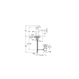 Vitra Origin Classic Sifon Kumandalı Mat Siyah Bide Bataryası A4288836 görsel 2