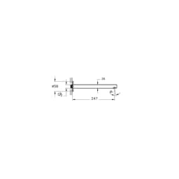 Vitra Origin Duvardan Çıkış Ucu A42683 görsel 4