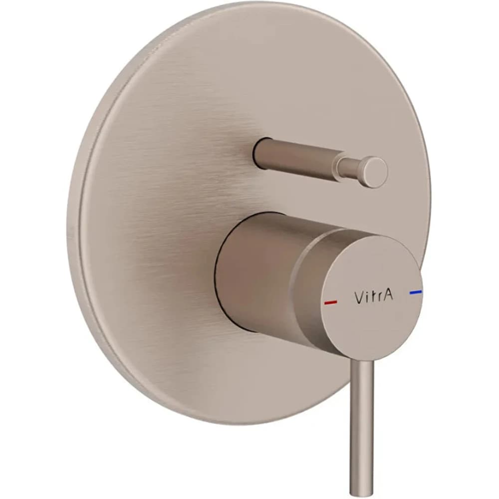Vitra Origin Fırçalanmış Nikel Ankastre Mekanik Banyo Bataryası - A4282234