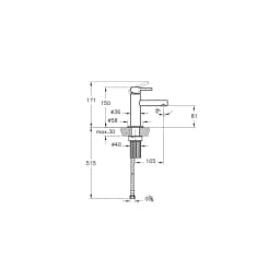 Vitra Origin Lavabo Bataryası A42555 görsel 4