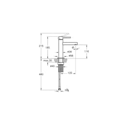 Vitra Origin Lavabo Bataryası A42556 görsel 5