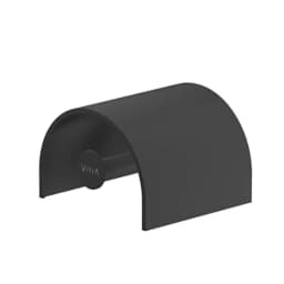 Vitra Origin Mat Siyah Kapaklı Tuvalet Kağıtlığı A4488836 görsel 1