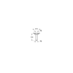 Vitra Origin Tavandan Duş Dirseği A45649 görsel 2