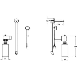 Vitra Origin Temassız Ankastre Elektrikli Soft Bakır Sıvı Sabunluk - A4470029 görsel 2