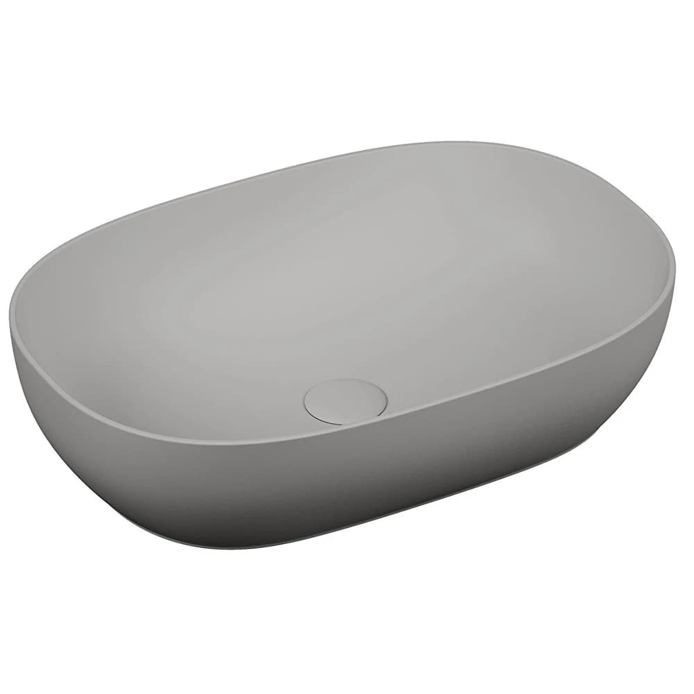 Vitra Outline 60x40 Cm Oval Mat Taş Gri Çanak Lavabo 5995B476-0016