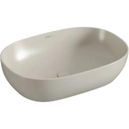 Vitra Outline Recycled 60x41 Cm Oval Mat Bej Çanak Lavabo - 7995B066-0016 görsel 1