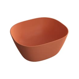Vitra Plural 45x38 Cm Oval Mat Terra Rosa Çanak Lavabo 7811B477-0016 görsel 1