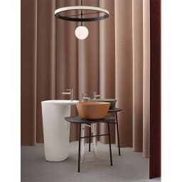 Vitra Plural 45x38 Cm Oval Mat Terra Rosa Çanak Lavabo 7811B477-0016 görsel 2