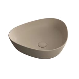Vitra Plural 45x40 Cm Üçgen Mat Kil Beji Çanak Lavabo 7812B474-0016 görsel 1