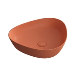 Vitra Plural 45x40 Cm Üçgen Mat Terra Rosa Çanak Lavabo 7812B477-0016 görsel 1