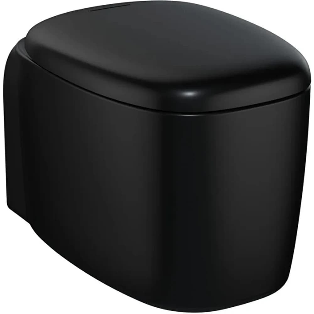 Vitra Plural Mat Siyah Rim-ex Kanalsız Asma Klozet - 7830B483-0090
