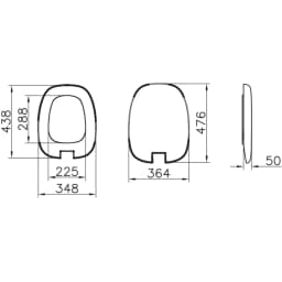 Vitra Plural Yavaş Kapanan Mat Siyah Klozet Kapağı - 126-483-029 görsel 2