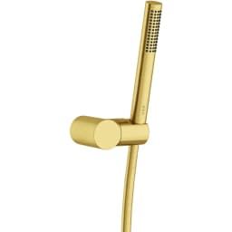 Vitra Prime Round Stick Fırçalı Altın El Duşu Takımı - A4592625 görsel 1
