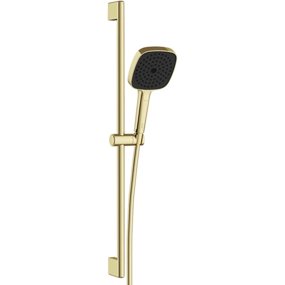 Vitra Prime Square 3 Fonksiyonlu Soft Altın Sürgülü El Duşu Takımı - A4592874