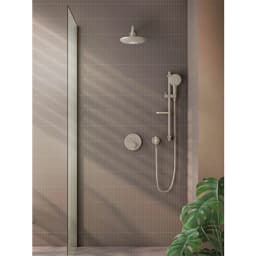 Vitra Root Round El Duşlu Fırçalanmış Nikel Çıkış Ucu A4312634 görsel 2