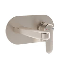 Vitra Root Round Fırçalanmış Nikel Ankastre Lavabo Bataryası A4272134 görsel 1