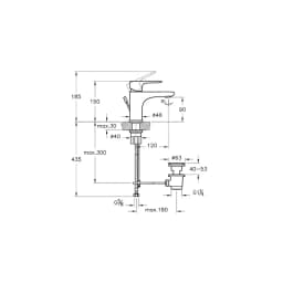 Vitra Root Round Lavabo Bataryası A42722 görsel 4
