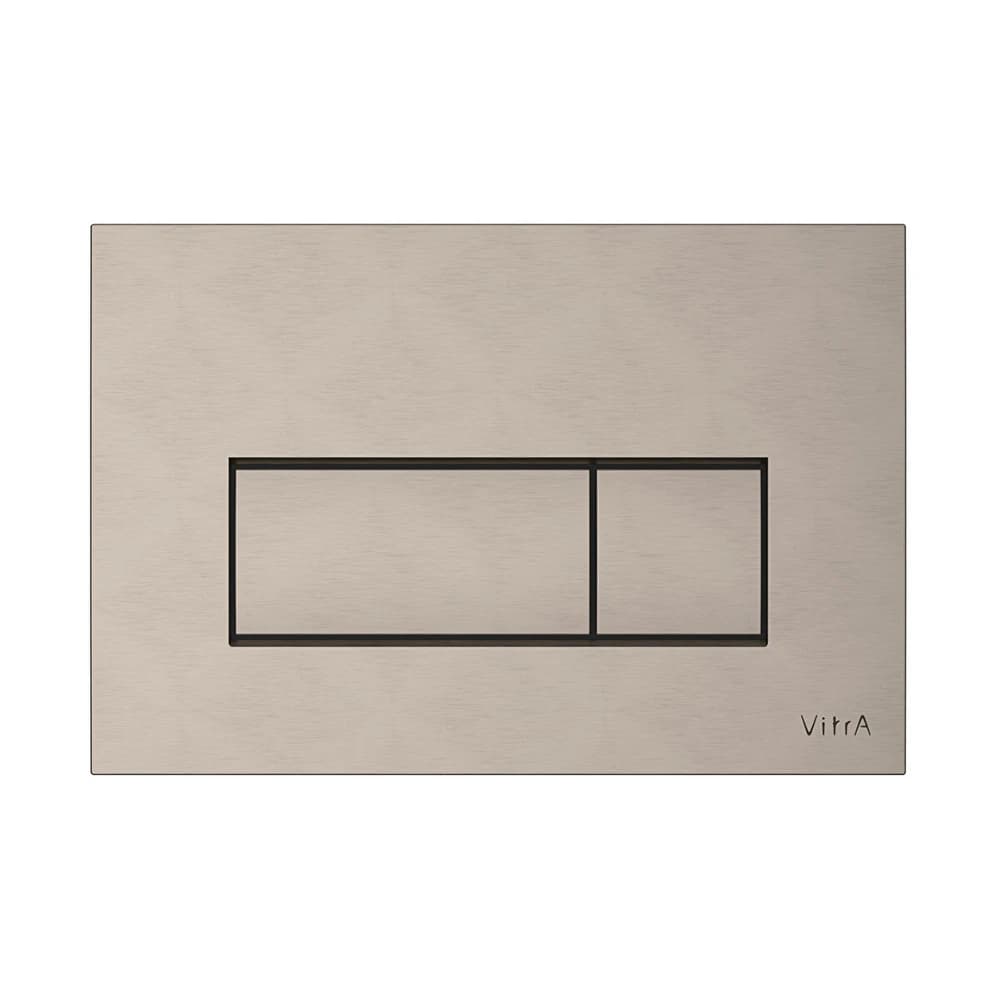 Vitra Root Square Fırçalanmış Nikel Kumanda Paneli 740-2395
