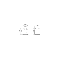 Vitra S50 Yavaş Kapanan Klozet Kapağı 108-003-009 görsel 2