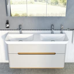 Vitra Sento 130x49 Cm Etajerli Lavabo 5949B003-0001 görsel 3