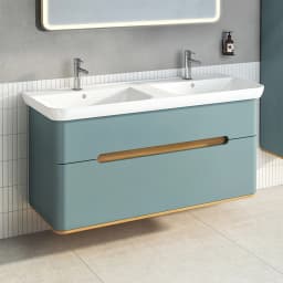 Vitra Sento 130x49 Cm Etajerli Lavabo 5949B003-0001 görsel 2
