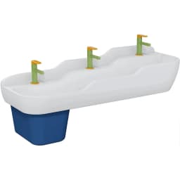 Vitra Sento Kids 125x40 Cm 3 Delikli Lavabo 7352B003-1741 görsel 1