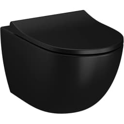Vitra Sento Mat Siyah Rim-ex Kanalsız Asma Klozet - 7748B083-0559 görsel 1