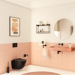 Vitra Sento Mat Siyah Rim-ex Kanalsız Asma Klozet - 7748B083-0559 görsel 3