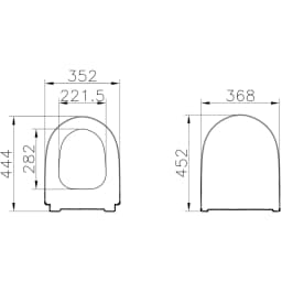 Vitra Sento Slim Yavaş Kapanır Mat Kum Beji Klozet Kapağı - 130-422R009 görsel 2