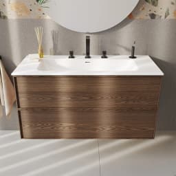 Vitra Suit 3 Delikli Parlak Siyah Lavabo Bataryası A4278439 görsel 2