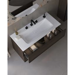 Vitra Suit 3 Delikli Parlak Siyah Lavabo Bataryası A4278439 görsel 3
