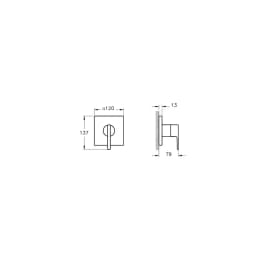 Vitra Suit Ankastre Duş Bataryası A42837 görsel 2