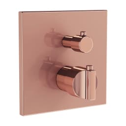 Vitra Suit Soft Bakır Ankastre Termostatik Banyo Bataryası A4287429 görsel 1