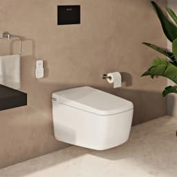 Vitra V-Care Prime Rim-ex Kanalsız Akıllı Asma Klozet Takımı - 7231B403-6216 görsel 2