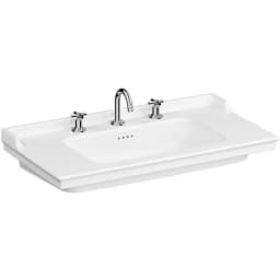 Vitra Valarte 100x53 Cm 3 Delikli Etajerli Lavabo - 7803B403-0033 görsel 1